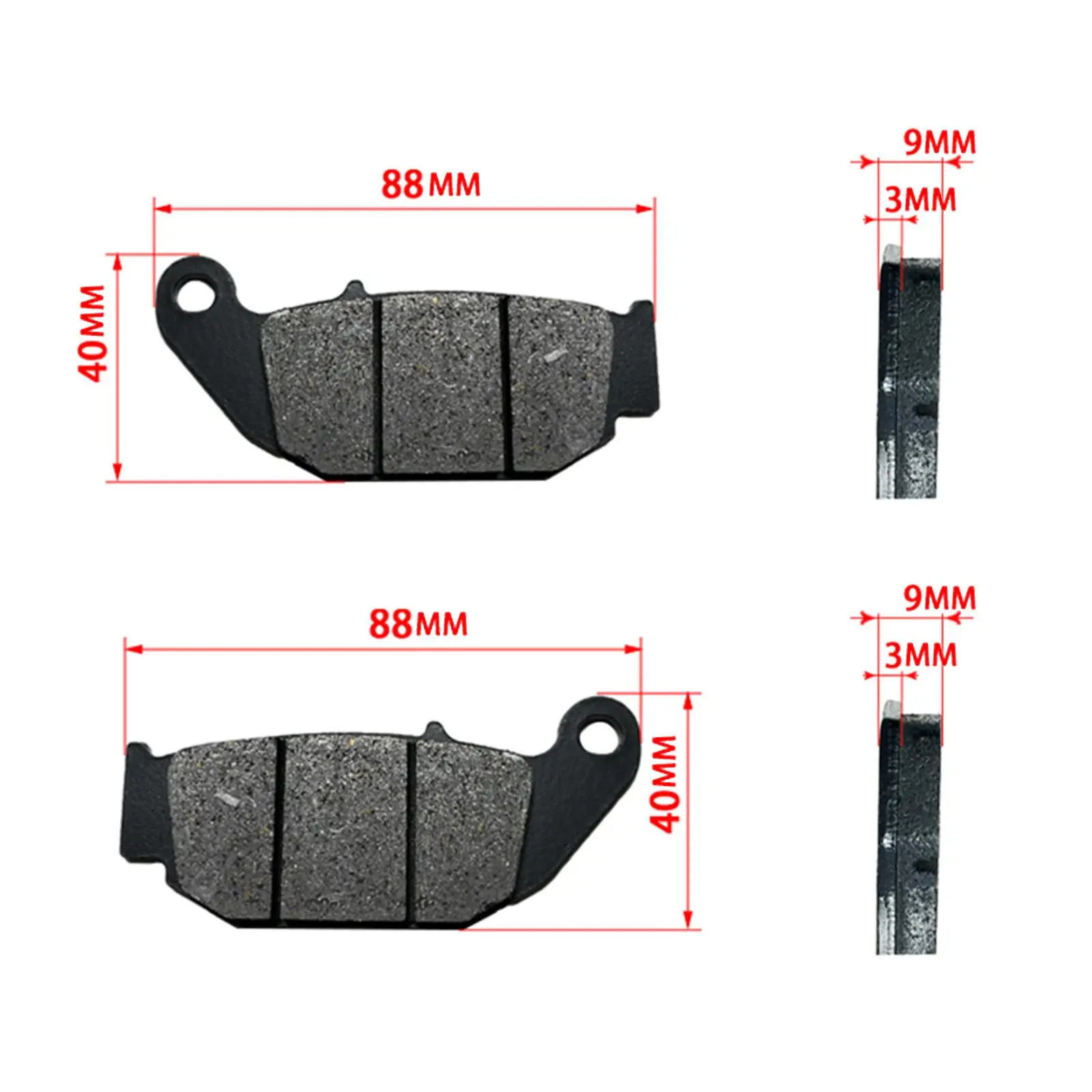 Задние тормозные колодки прочные запасные части высокопроизводительные