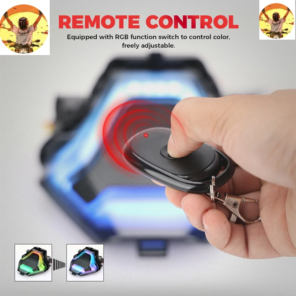 Тормозной фонарь для мотоцикла MT07 задняя лампа с фонарями поворота RGB APP R25 R3 2015-2022