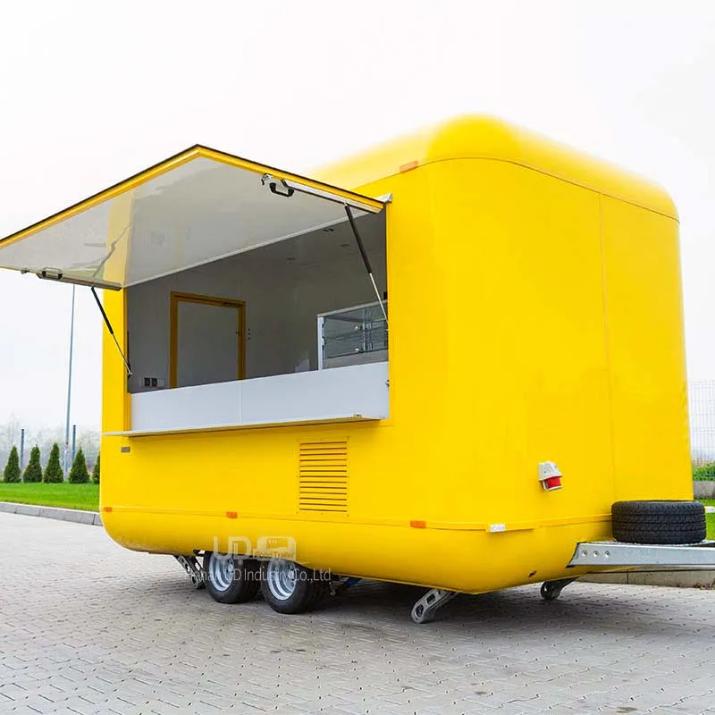

Street Mobile Food Truck Coffee Kiosk Halal BBQ Beer Bar Concession Catering Trailer Ice Cream Food Cart for Sale