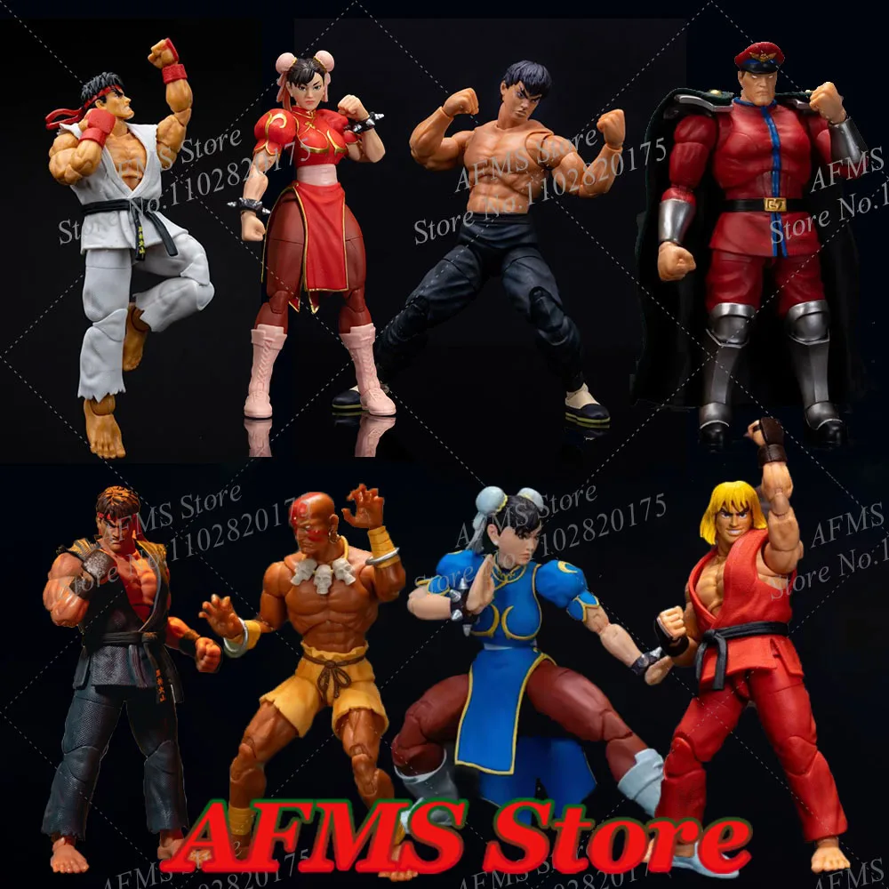 Jada игрушки Масштаб 1/12 Коллекционная Фигурка Ryu Chun Li Ryo Sakazaki M. Экшн-фигурка солдата