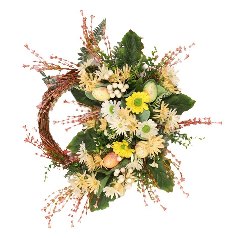 

Artificial Flower Garland Front Door Ornaments Dead Branches Rattan Wreaths Door Hanging Autumn Farmhouse Decor