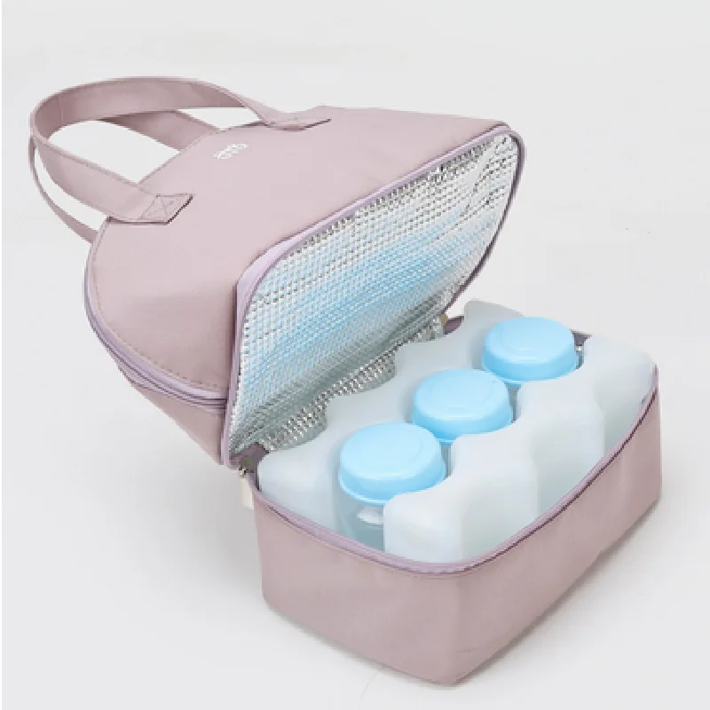 Insulation Bag Milk Storage Breastfeeding Milk Insulation Breast Pump Maternity Cooler Double Layer Fresh Preservation Bag