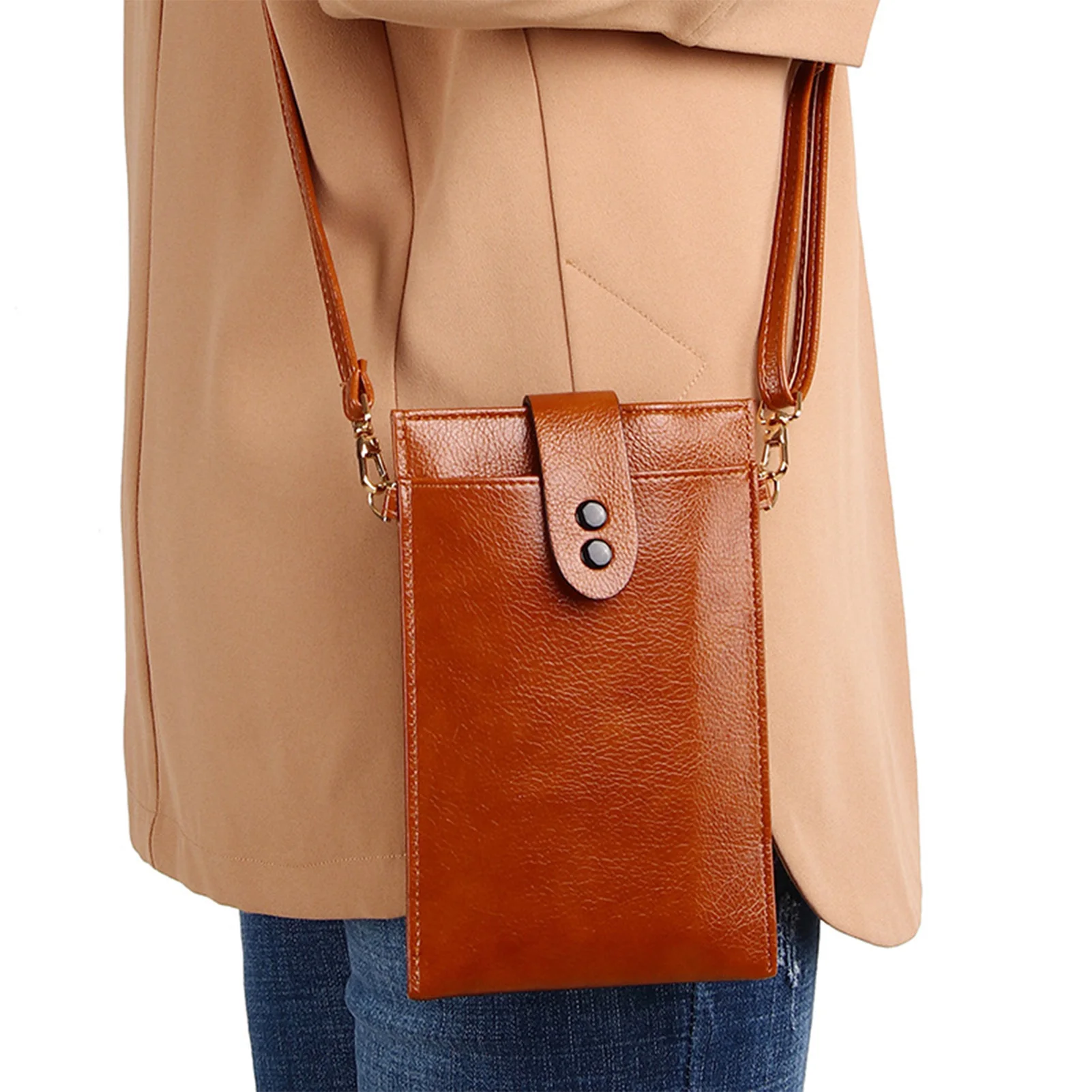 

Ladies Handbag Crossbody Shoulder Bag Soft and Comfortable Small Handbag Universal for Bills Coins Cards