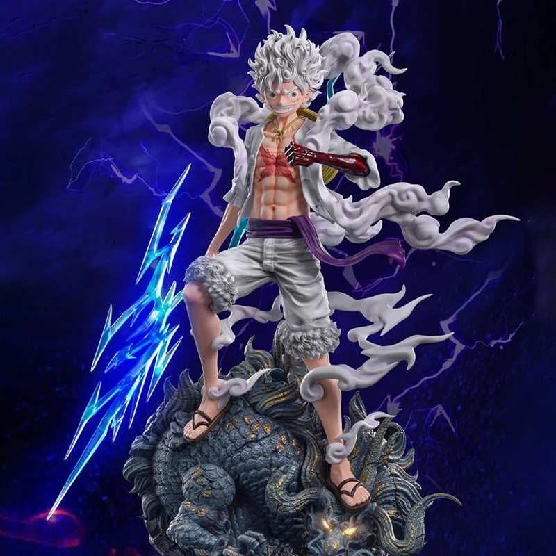 

Anime One Piece Figures Luffy GEAR 5 Nika Sun God PVC Figurine Variety Action Collectible Figma Model Doll Toys for Children