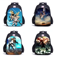anime attack on titan cosplay school bag student backpack creative oxford cloth large capacity unisex 3d printing pattern