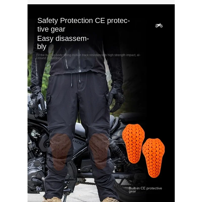 Мотоциклетные брюки Doohan мужские локомотивные повседневные вентилируемые и