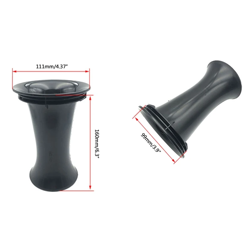 

99x160mm Sound Guide Tube Air Outlet Inverted Speaker Port Tube 99mm x 160mm Subwoofer Bass Reflex Inverted Tubes