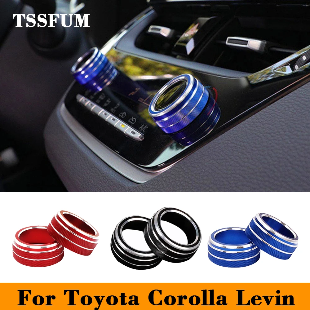 

Центральная консоль автомобиля, мультимедийная кнопка для управления кондиционером, для Toyota Corolla Levin 19-21