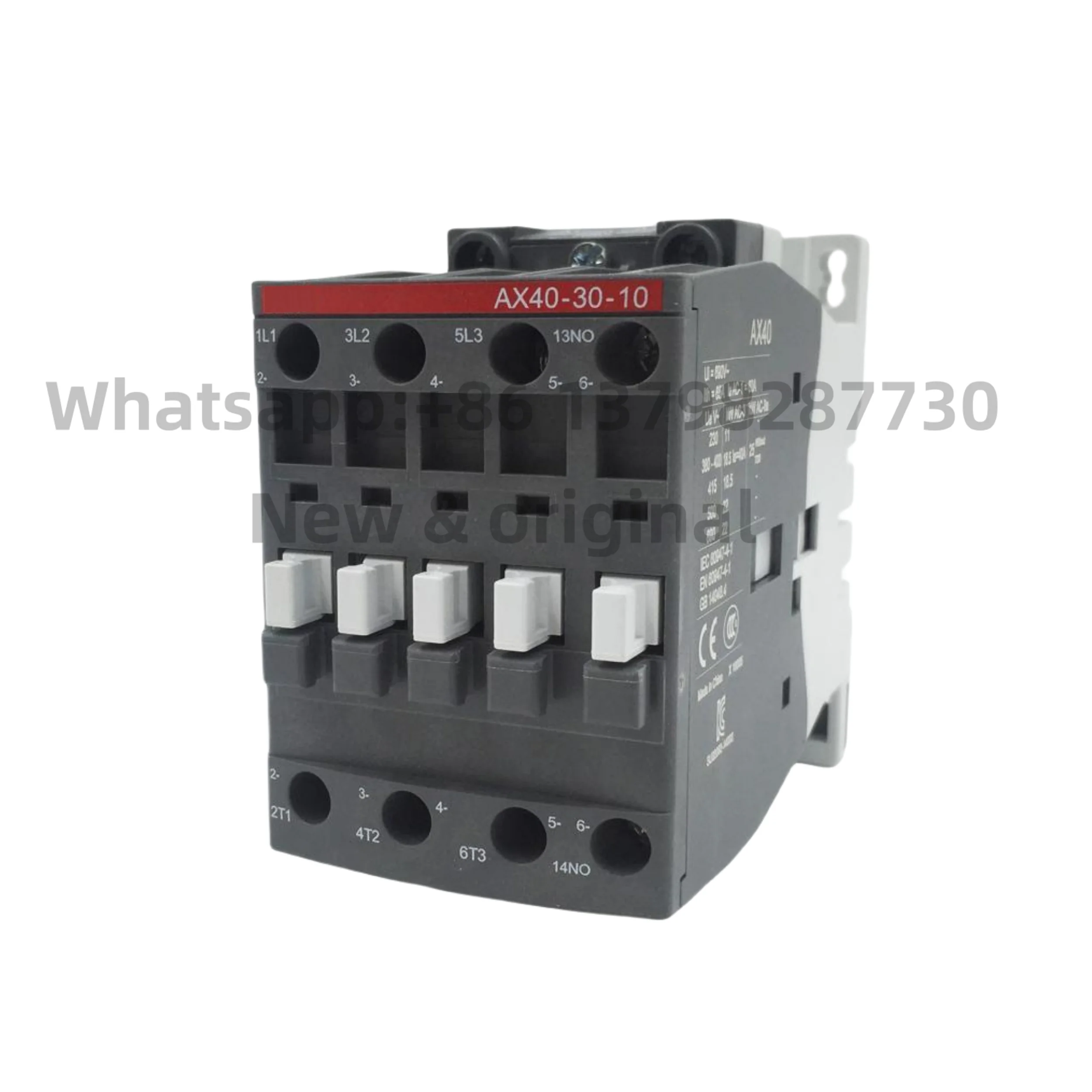 Контактор переменного тока AX40-30-10-80 * напряжение катушки 220 в номер товара 1SBL321074R8010