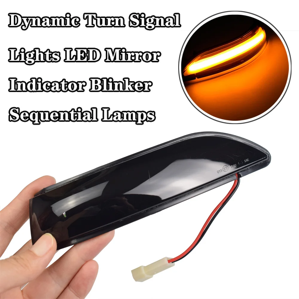 

For Mercedes Benz A B Class W169 W245 04-08 Scroll Dynamic Blinkers Turn Signal Lamp Side Mirror Lighting Led Car Bulb Facelift