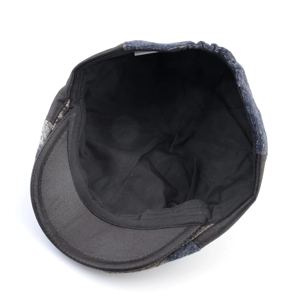 Модные кепки газетчика для мужчин и женщин осенне-зимний тканевый берет с