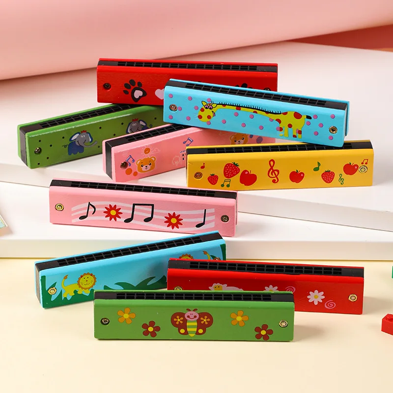 

Деревянные губные гармошки 10 шт.