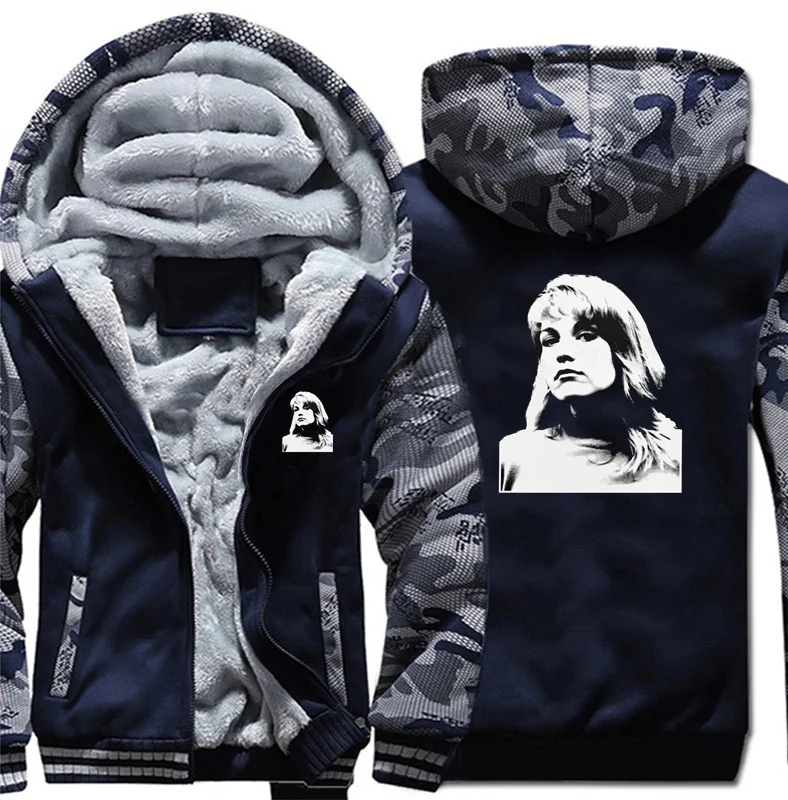 

Laura Palmer Fire Walk With Me Hoodie Men Winter Thick Keep Warm Sweatshirts Zipper Jacket Coat Streetwear