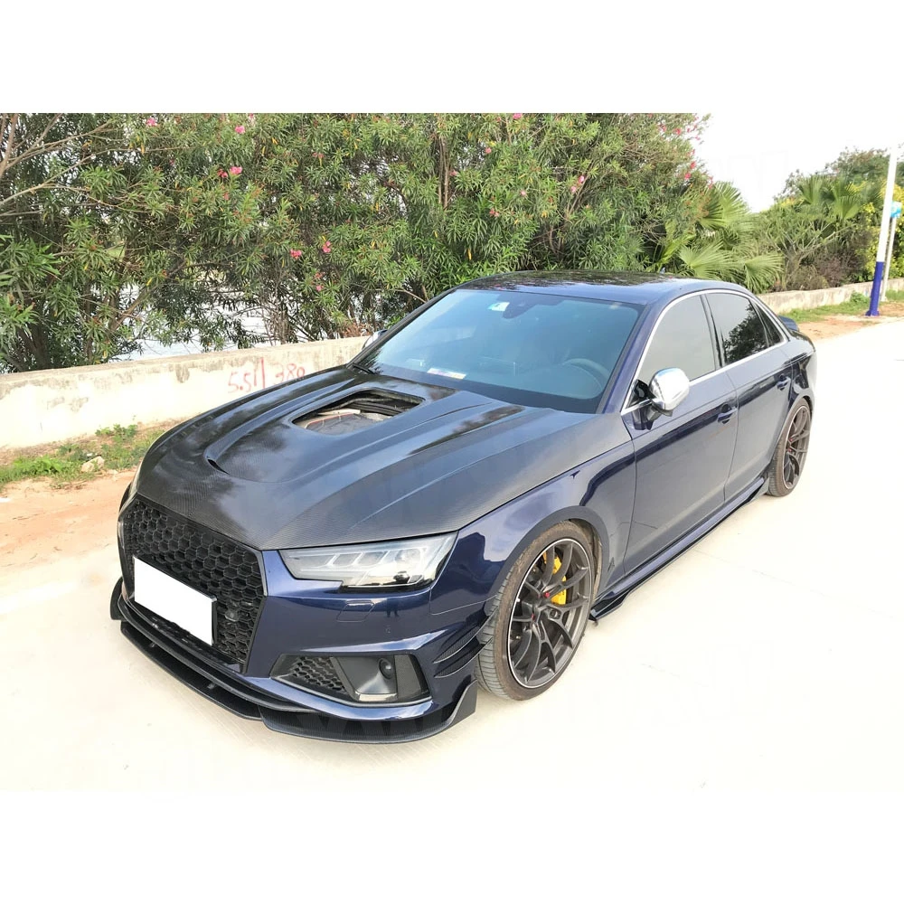 Сухой карбоновый передний капот автомобиля из углеродного волокна прозрачный