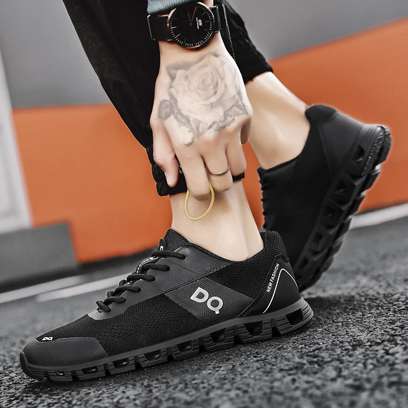 Trend Men's Blade Running Shoes for Men Breathable Sneakers Jogging Shoes Antiskid Damping Sport Fitness Casual Sneakers 39-44