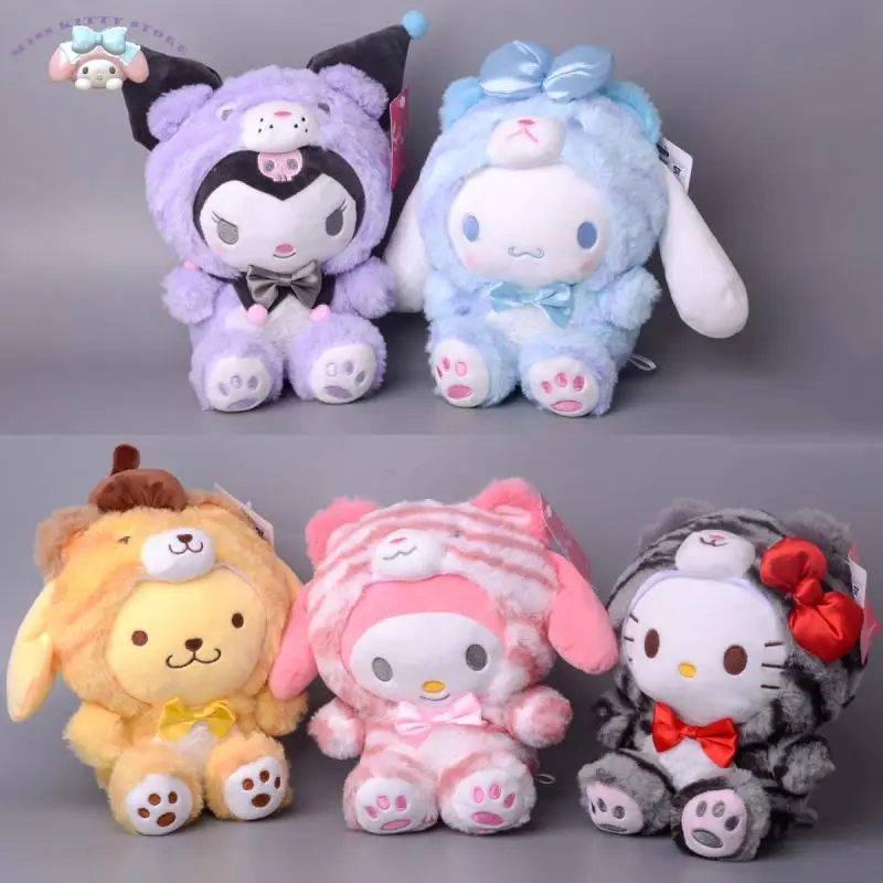 

Новинка Sanrio из сериала "Тигр", Kuromi, моя мелодия, полачко, Hello Kitty, брелок-плюшевая кукла, Мультяшные Аниме фигурки, плюшевые игрушки, подарки