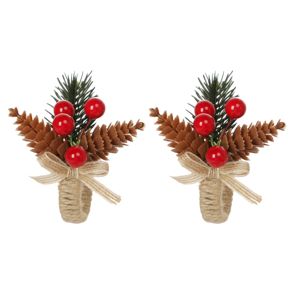 

2Pcs Dinner Napkin Rings Christmas Napkin Holder Leaf Napkin Rings Napkin Holder Rings Vintage Napkin Rings Holiday Napkin Rings