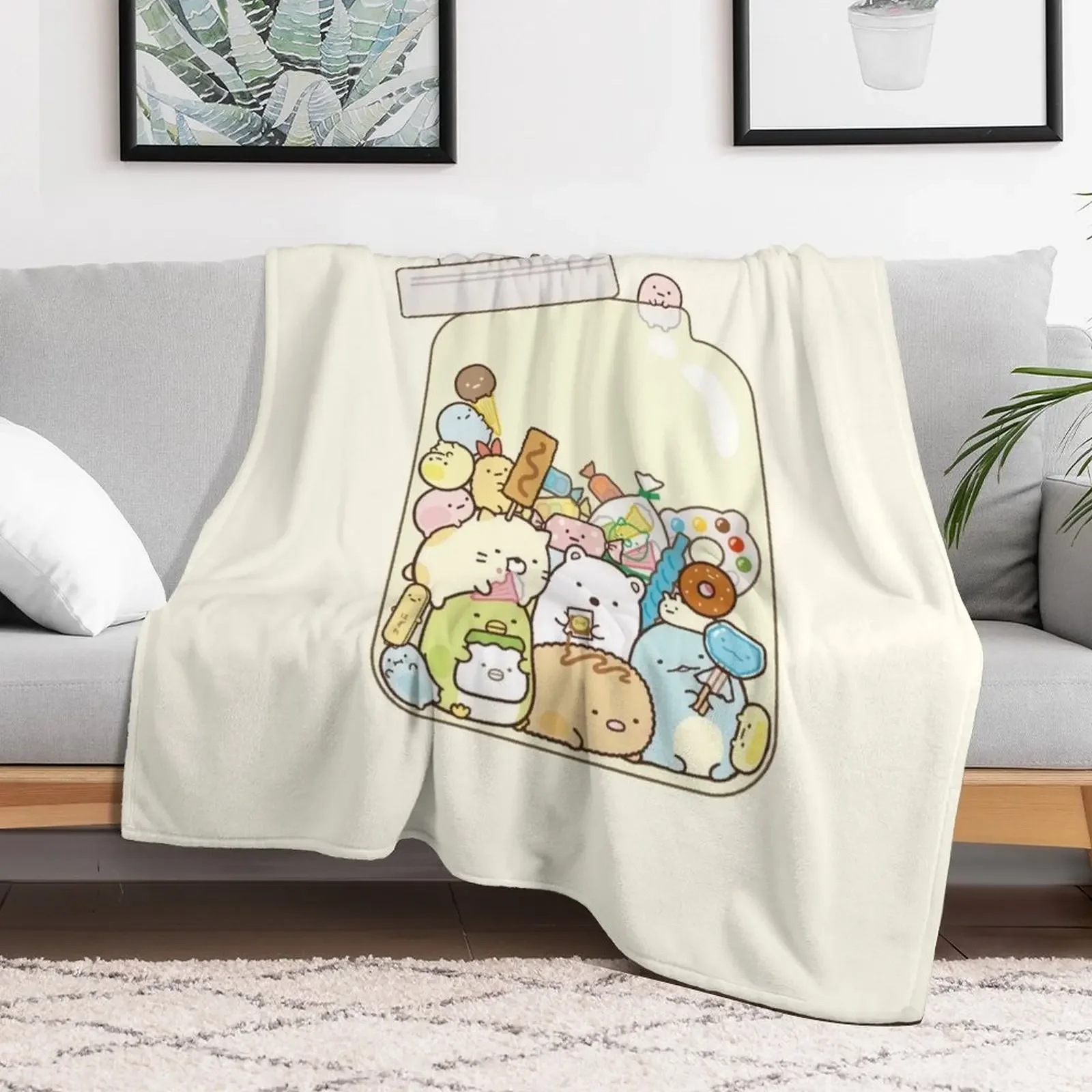 Фланелевое одеяло Sumikko Gurashi