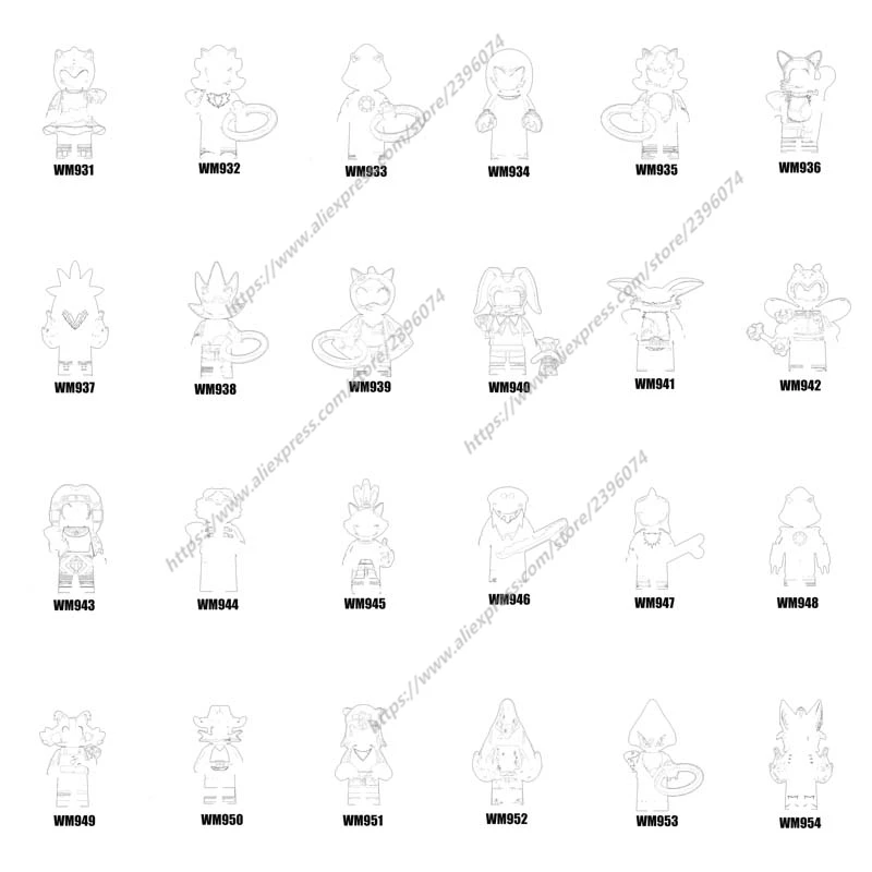 Фигурки героев аниме фигурки мультфильмов игрушки для детей серия-160