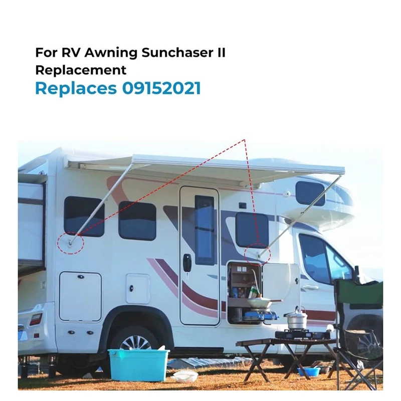 Новые запасные части Аксессуары Нижний кронштейн для RV Тент Sunchaser II 09152021