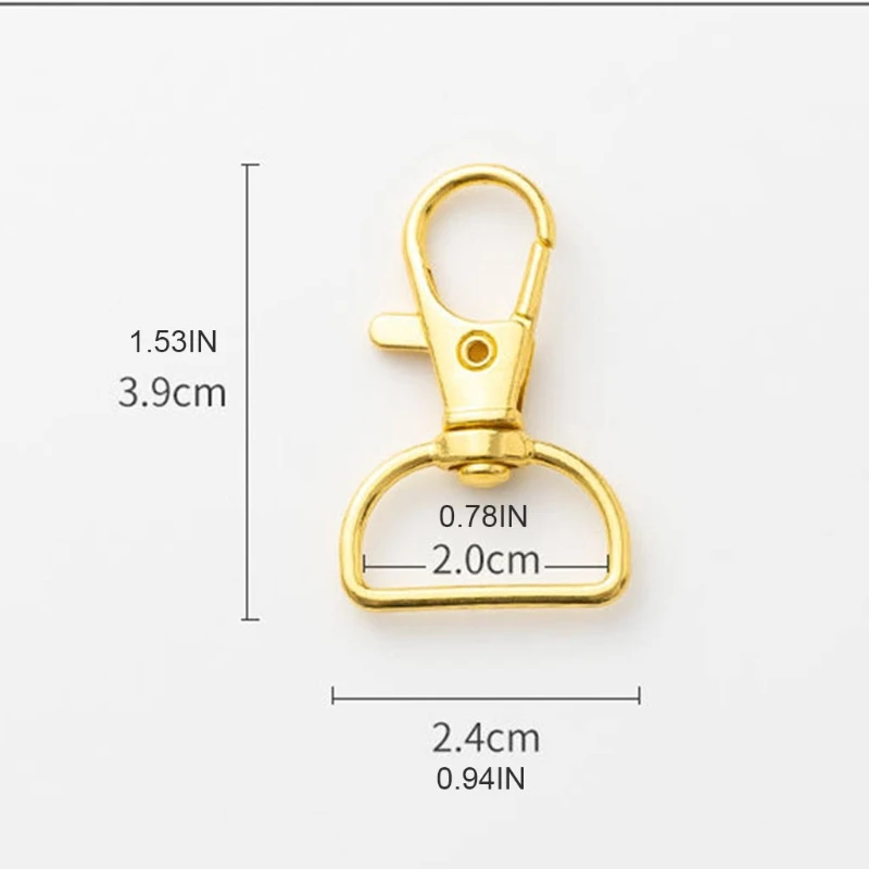 

10pcs Bag Accessories Handbags Clasps Handle Alloy Metal Lobster Swivel Clips