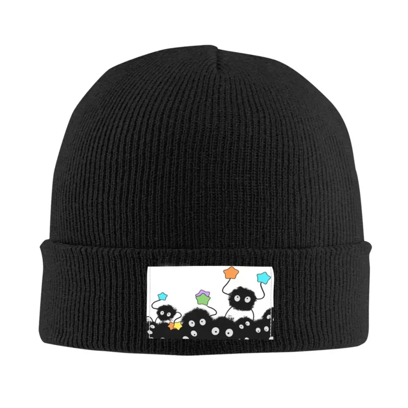 

Soot Sprites Stars Skullies Beanies Caps Winter Knitting Hat Adult Anime Studio Ghibli My Neighbor Totoro Bonnet Hats Ski Cap