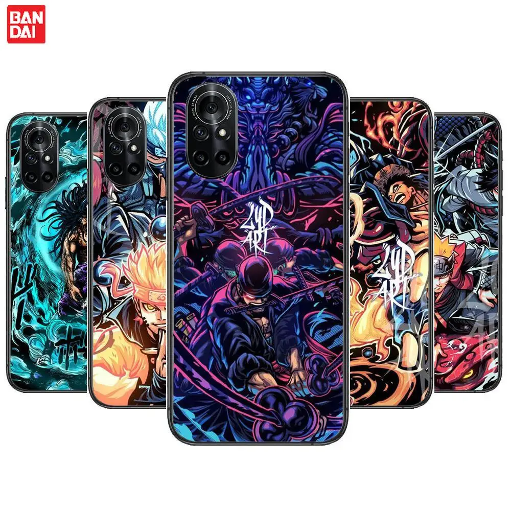 

Naruto Clear Phone Case For Huawei Honor 20 10 9 8A 7 5T X Pro Lite 5G Black Etui Coque Hoesjes Comic Fash design