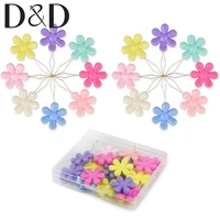 20pcs flower shape needle threaders hand sewing kit wire loop plastic sewing needle threading tool for cross stitch embroidery