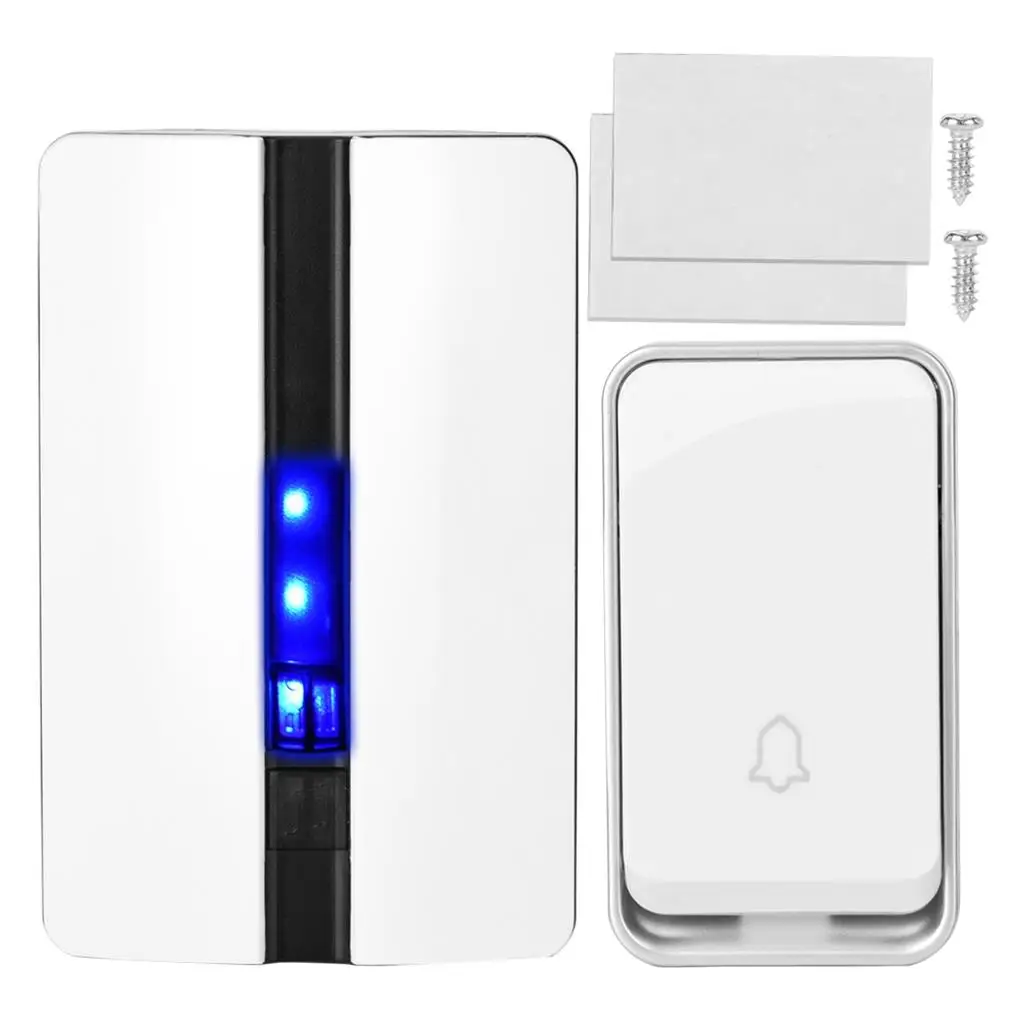 

Водонепроницаемый беспроводной дверной звонок, цифровой дверной звонок, звуковой дверной звонок, звонок переменного тока 110-260 В (ЕС)