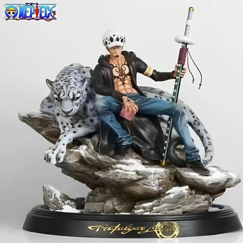 

Снежный Леопард трафалгар из шичибукай, светящаяся с подсветкой, большая статуя, фигурка, украшение для офиса, модель игрушки