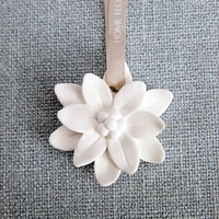 fashion angel flower car hanging ornament aromatherapy stone auto rear view mirror pendant for women accesorios para veh%c3%adculos