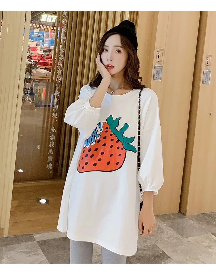 

Spring 2022 New Maternity T-shirt loose maternity wear