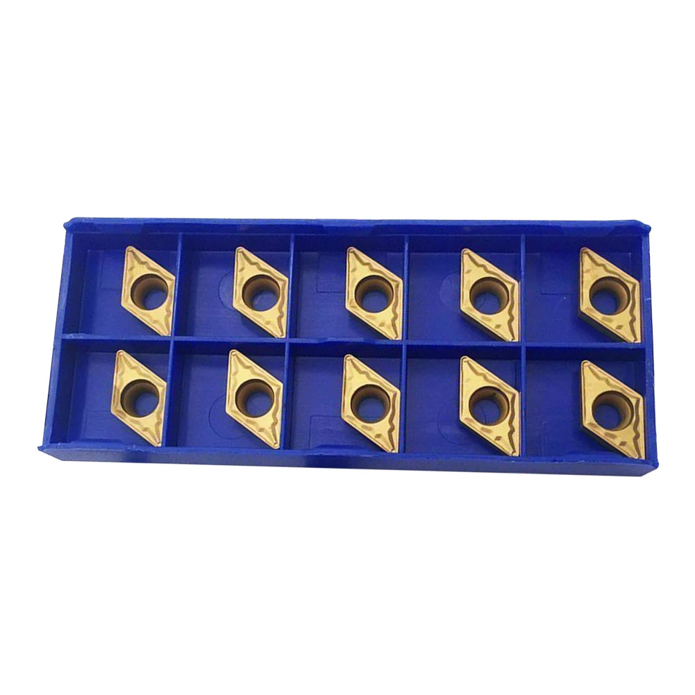 

10pcs DCMT11T308-HMP NC010 CNC Carbide Inserts Metal Lathe Turning Mechanical Workshop Tools Precision Grinding