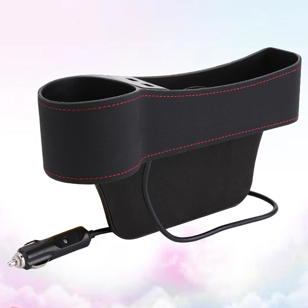 

Car Filler PU Console Organizer Pocket Car Catcher Between Seats Organizer for Wallet Cellphone Keys Cards Cups Candy Glasses