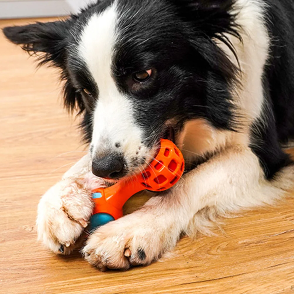 

Жевательная игрушка для домашних животных, звуковая молярная устойчивая к укусам, двухцветный свисток, зуб для чистки животных, полностью н...