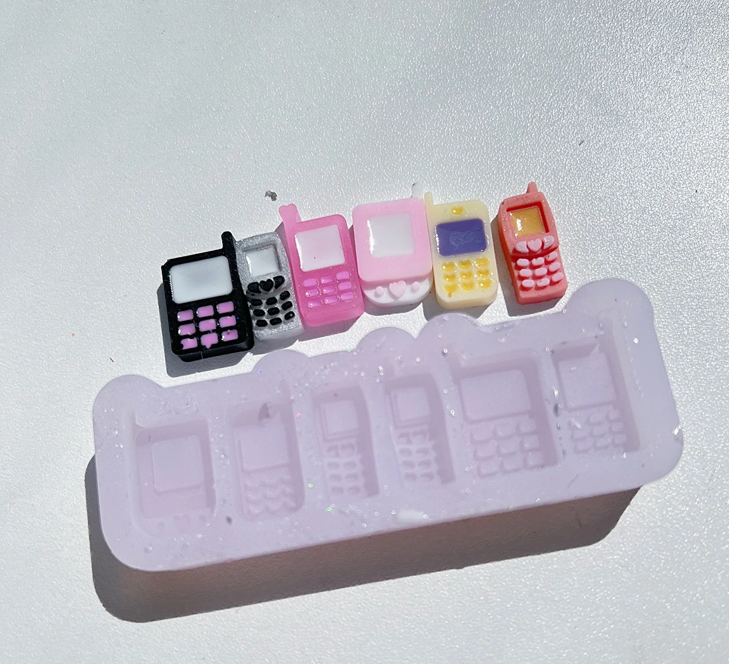 Wsy-299 телефон зыбучий песок смола шейкер форма для мобильного телефона