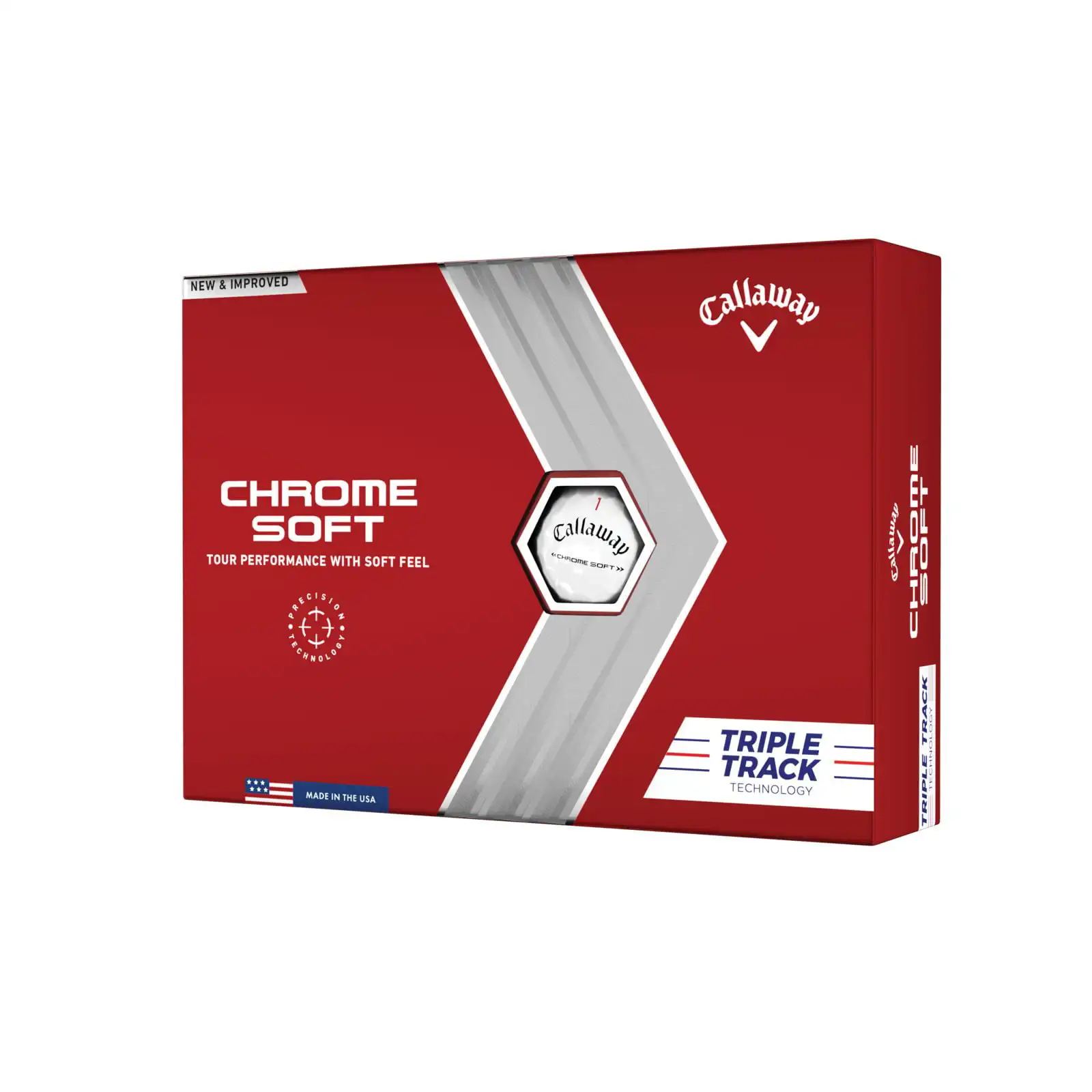 

Chrome Soft 22 Triple Track Golf Balls 12pk White