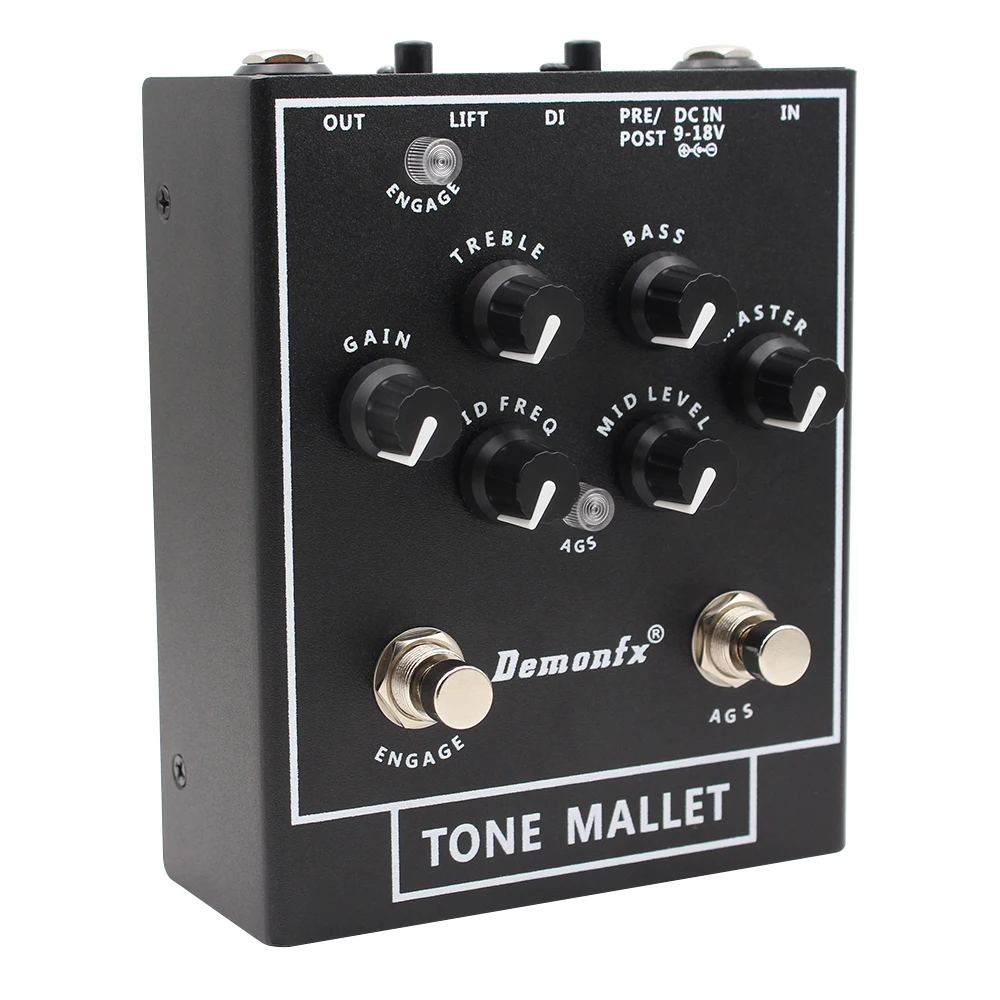 Гитарная педаль Demonfx Tone Mallet Bass Station Amps Preamp/DI