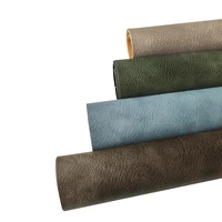 winter matte color textured pu synthetic leather fabric velvet backing roll for making coverhandbagclothingwallet