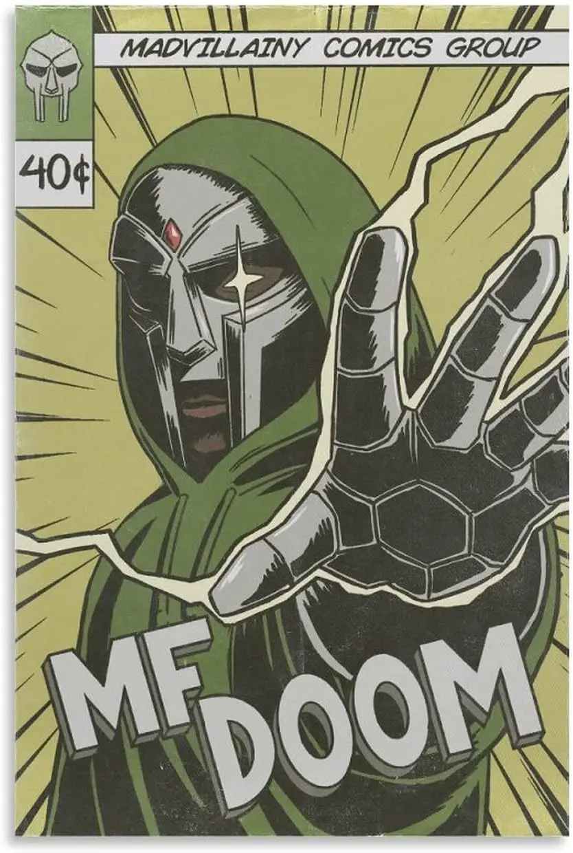 

Mf Doom Madvillainy группа комиксов музыка и современный плакат комната смешное Искусство Декор винтаж искусство современный без рамки