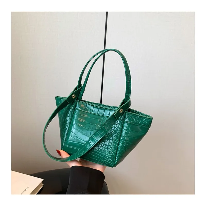 Сумки-хобо из ПУ кожи аллигатора два стиля Женская Роскошная сумка на плечо и