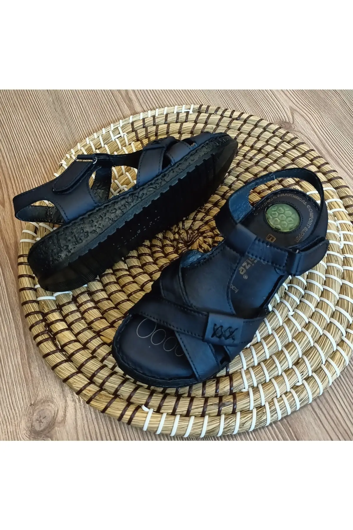 

Сандалии женские из натуральной кожи, удобные дышащие, повседневные легкие тапочки, летняя светильник