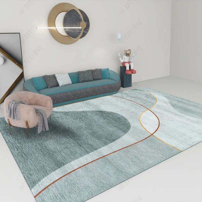 

Современный ковер для дивана и журнального столика в скандинавском стиле, декоративные ковры для гостиной, гостиницы, дома, кабинета, офиса, нескользящий ковер