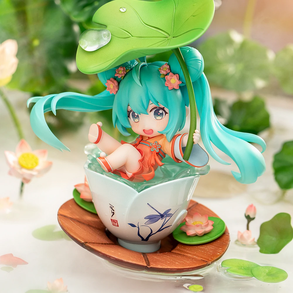 

Игрушечная фигурка Vocaloid Hatsune Miku, Игрушечная модель в стиле лотоса, аниме, экшн-фигурка в подарок