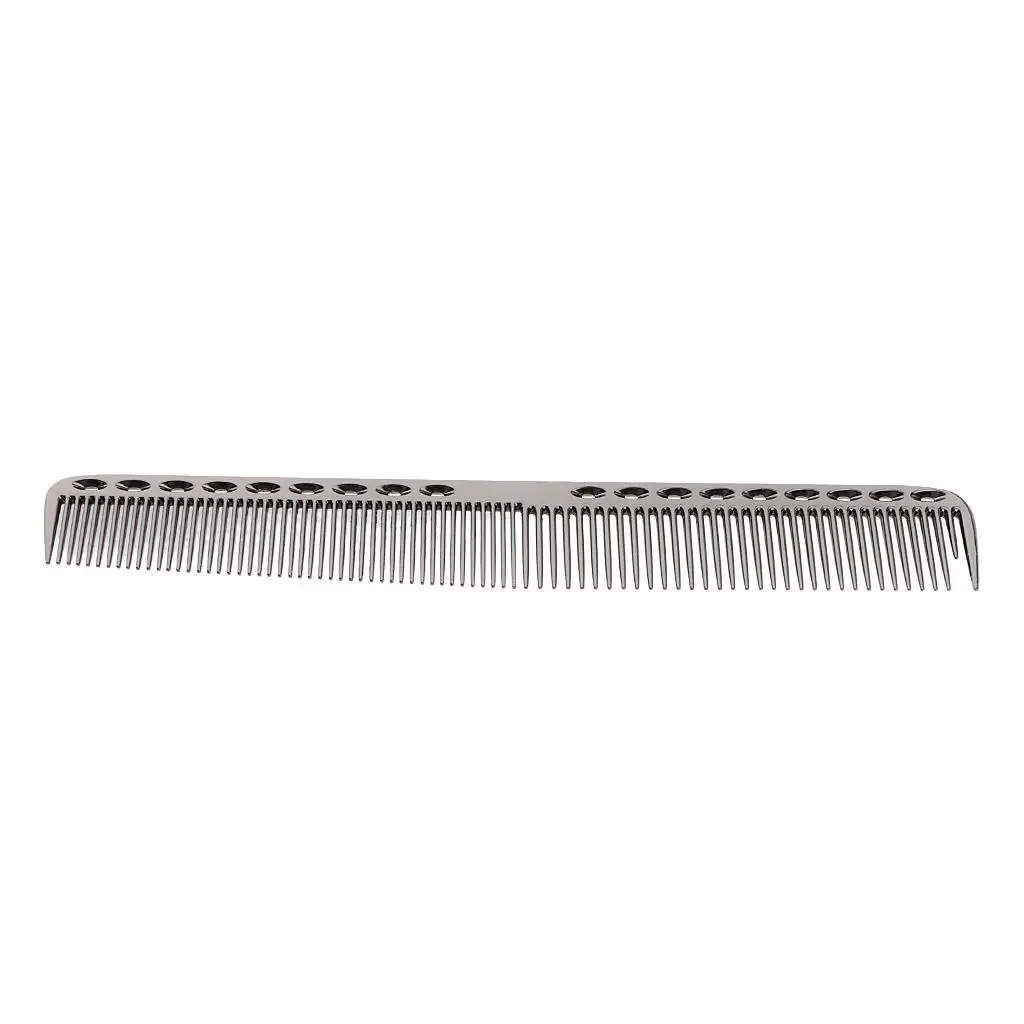 

Antistatic Aluminum Hair Comb, Styling Comb, Handle Comb, Hair Cutting Comb