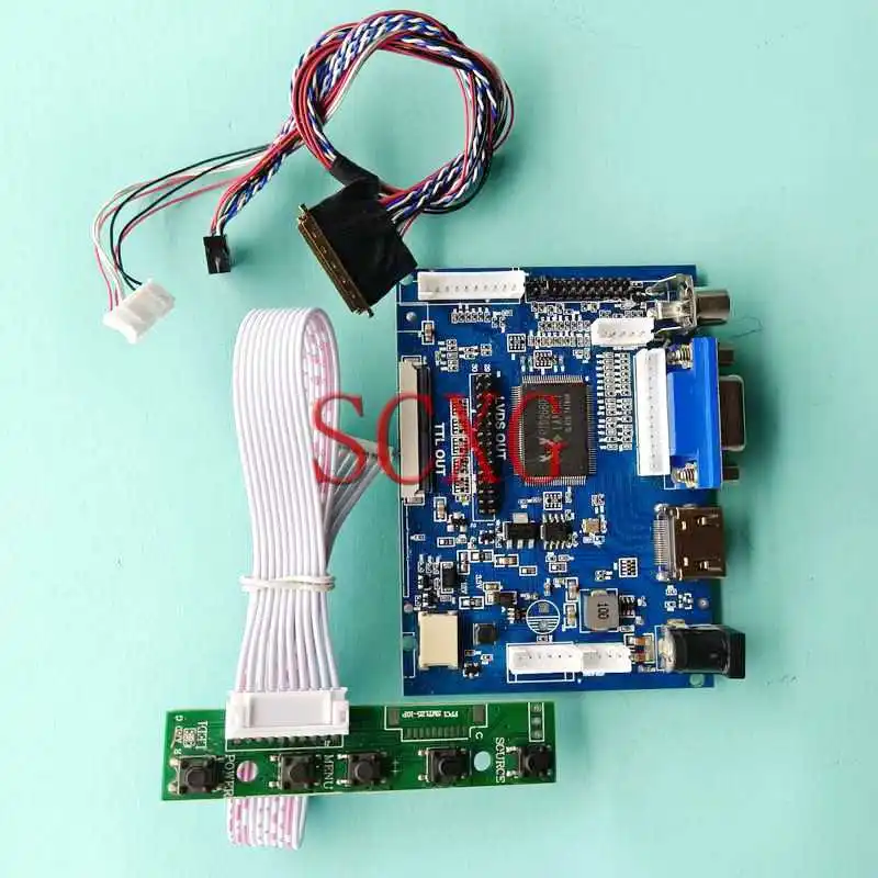 

LCD Display Screen Controller Driver Board Fit LP133WD1 LP133WD2 AV VGA 1600*900 13.3" DIY Kit LVDS 40-Pin HDMI-Compatible
