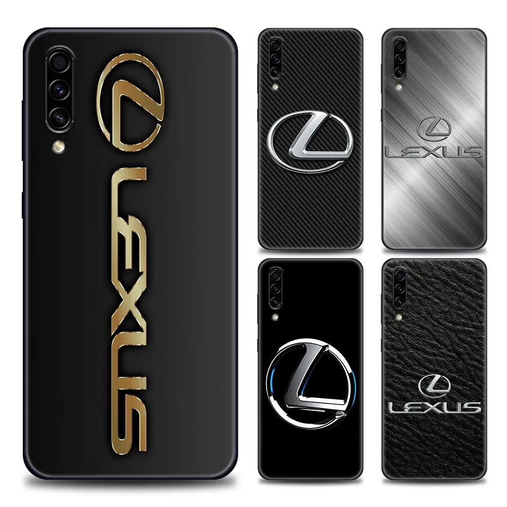 

Luxury L-Lexuses Cars Phone Case for Samsung A10 A10e A10S A20 A30 A30s A40 A50 A60 A70 A90 5G A7 A8 2018 Soft Silicone Case