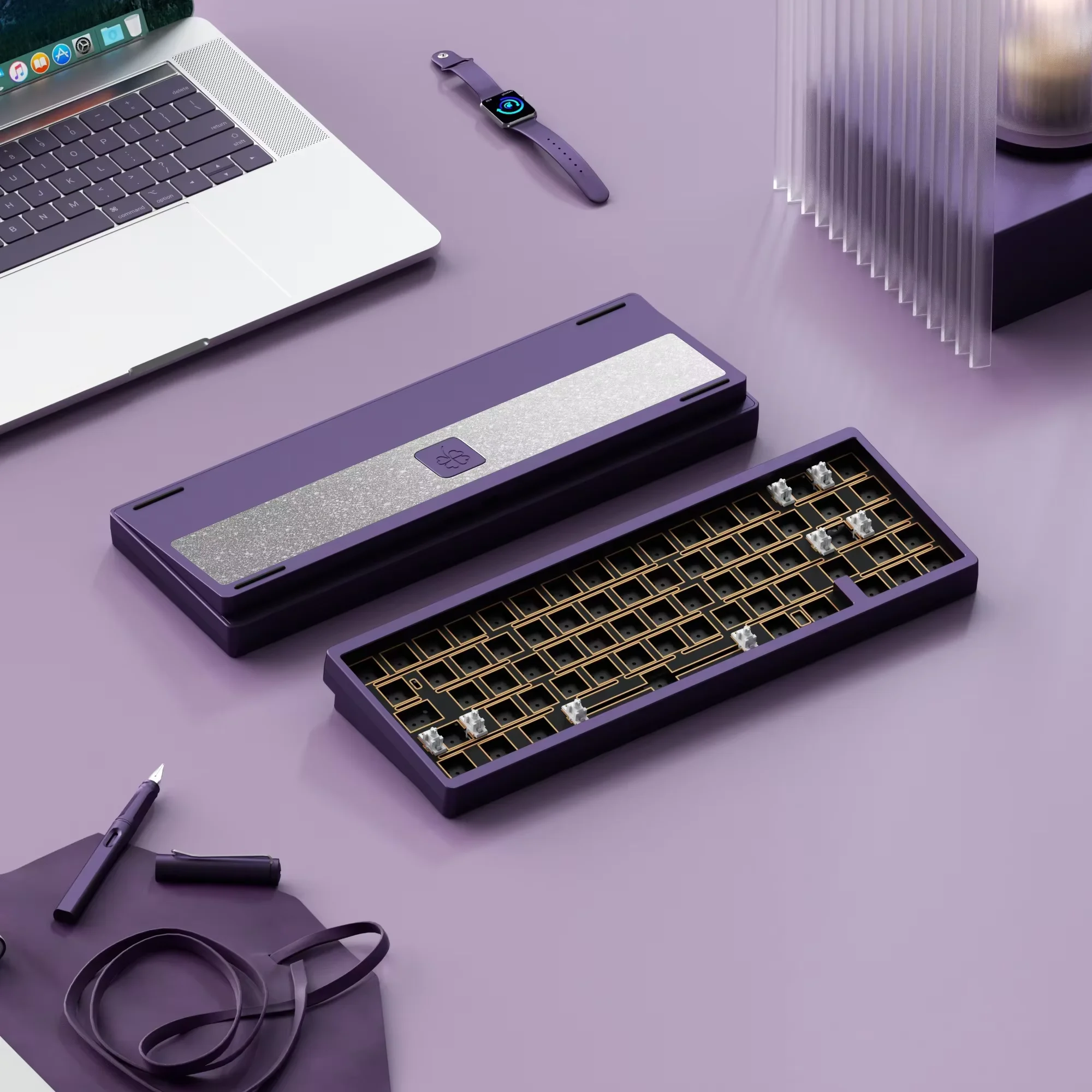 Weikav Lucky65 V2 Комплект механической клавиатуры из алюминиевого сплава 3 режима