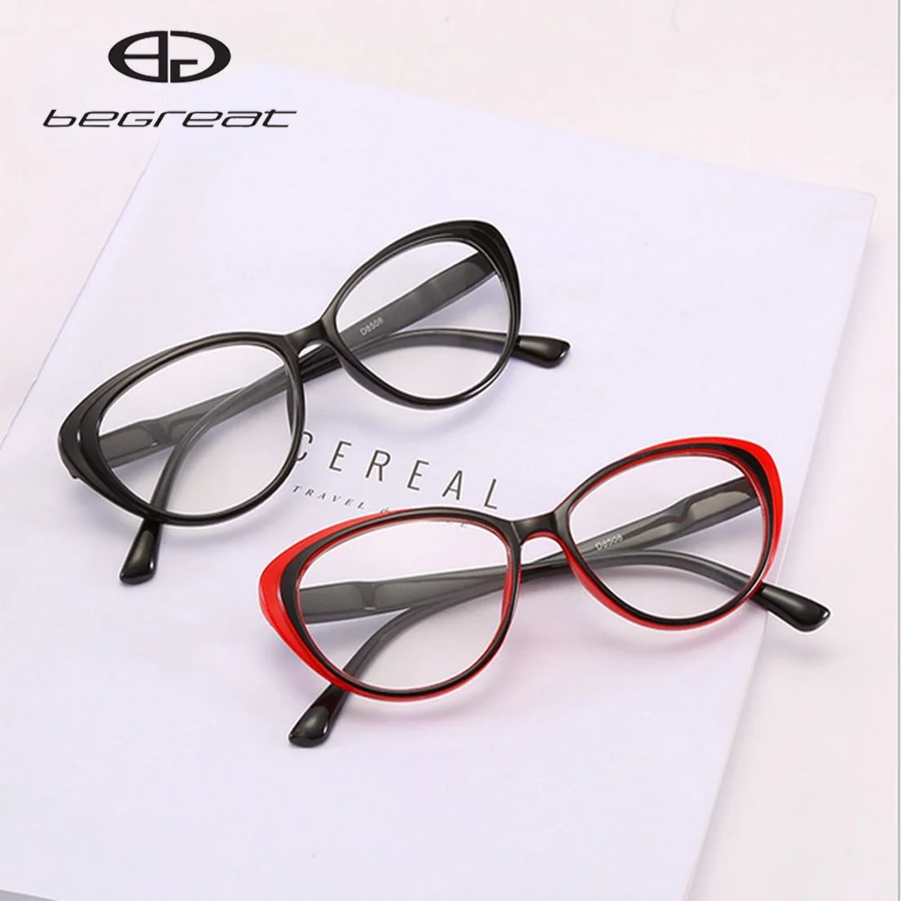 

BEGREAT Cat Eye Reading Glasses Women Men Elegant Ultralight Presbyopia Glasses Unisex Reading Eyeglasses +1.0 1.5 2.5 3.5 4.0
