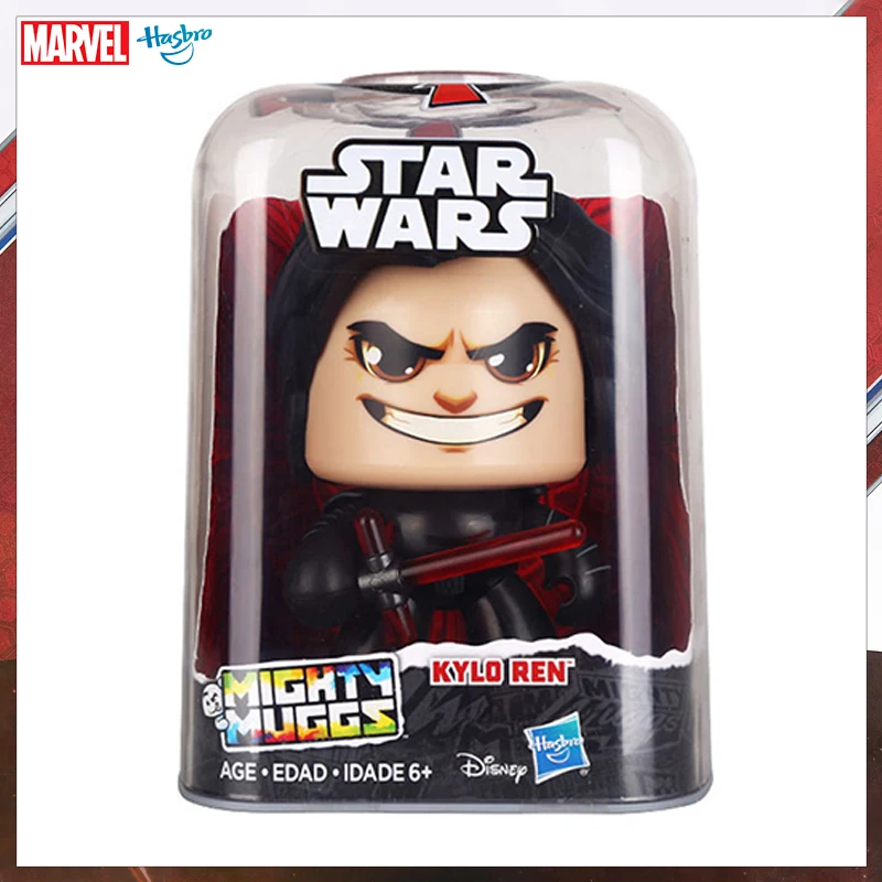 

Hasbro Star Wars Mighty Muggs Kylo Ren Heros Face Changing Doll Action Fingure Toys Variable Face Toy Children's Gift E2109